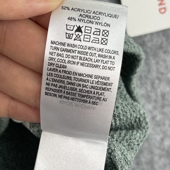 Lucky Brand Johnny Collar Polo Sweater Mens XL Green Striped Knit Retro NWT - Picture 9 of 14